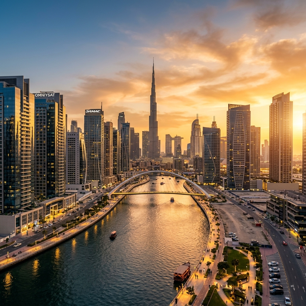Dubai Business Bay skyline