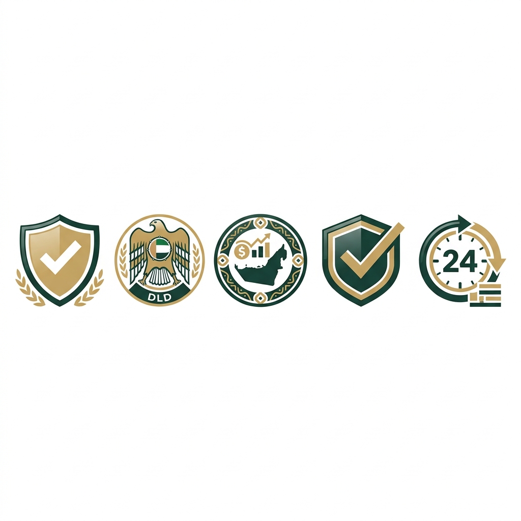 Virtual Ejari Dubai – DLD Registered, DED Compliant Trust Badges